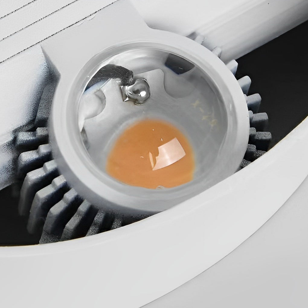 Up and down wall sconce lighting in a contemporary bathroom, enhancing the modern decor.