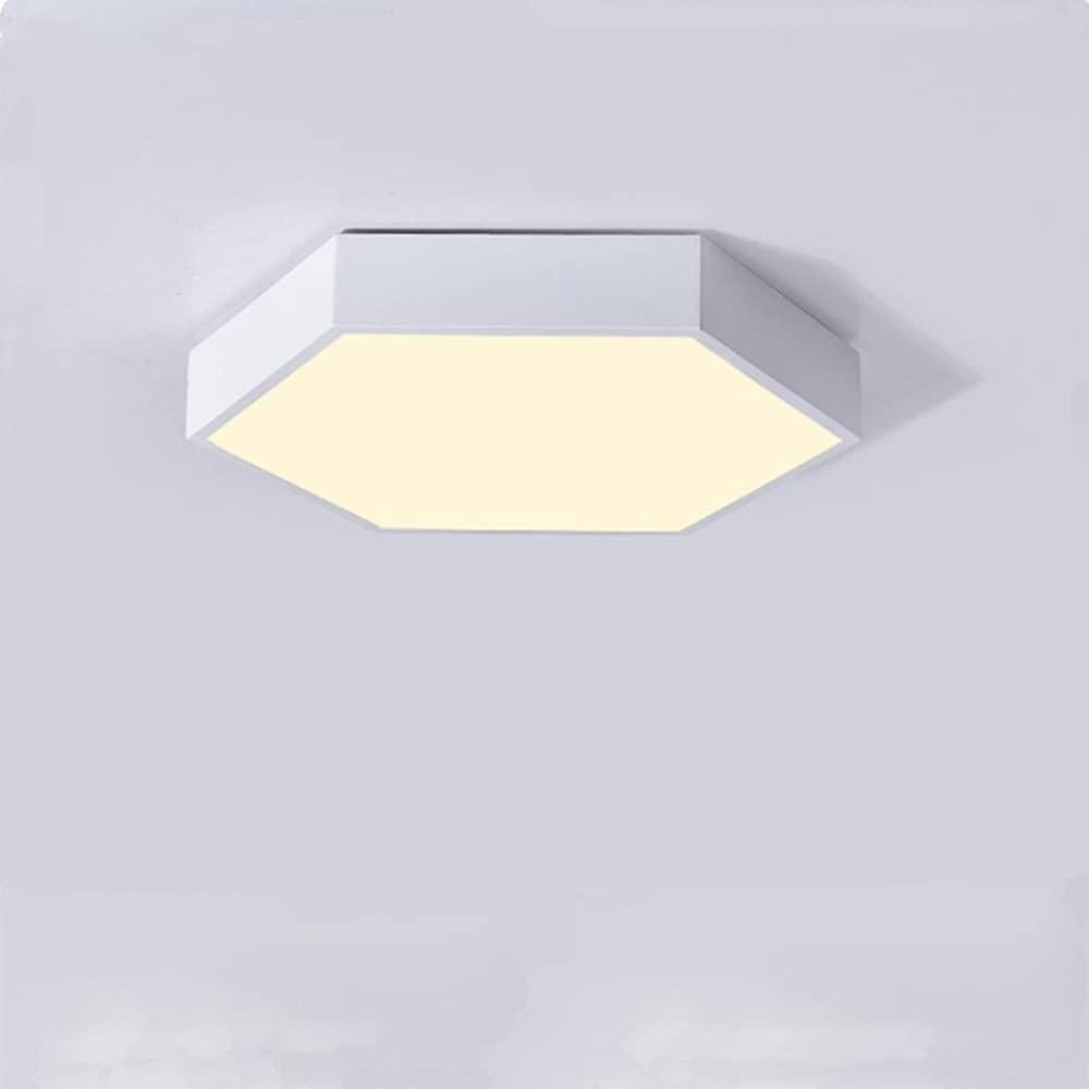16'' LED 1-Light Geometric Shapes Dimmable Flush Mount Lights Modern LED Metal Acrylic Ceiling Lights-dazuma