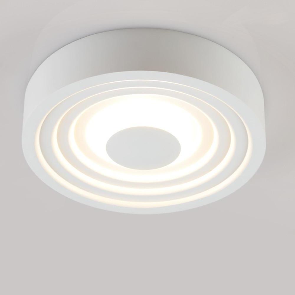6'' LED 1-Light Geometric Shapes Flush Mount Lights Modern LED Aluminum Acrylic Flush Mounts Semi Flush Mounts