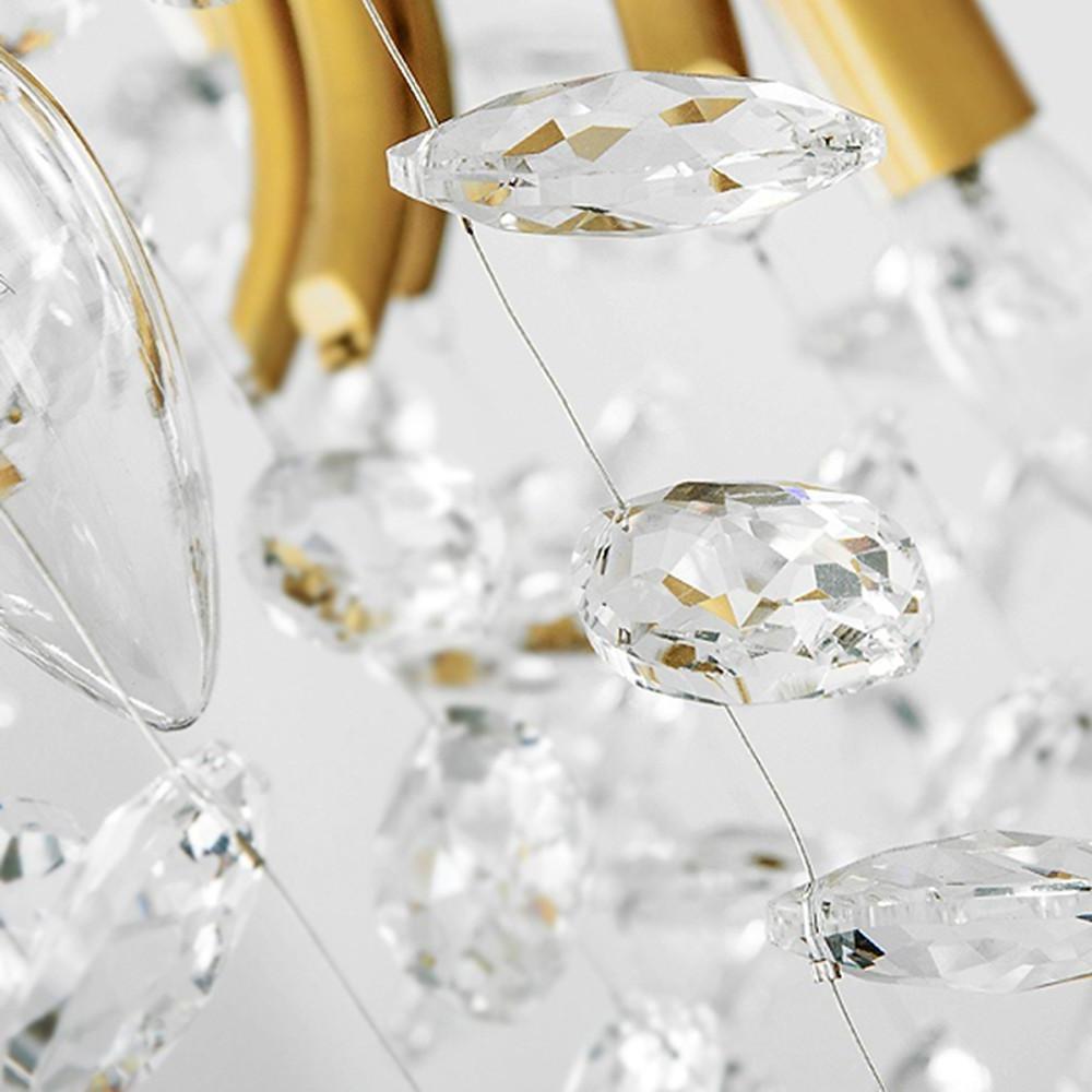 Antique Crystal 7 - light LED Artistic Chandeliers Kitchen Island Lighting