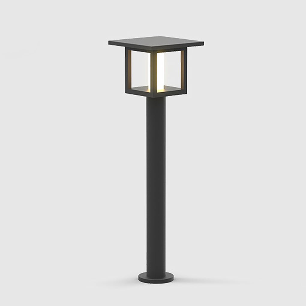 Villa Fence Post Lights Solar Outdoor LED Landscape Lighting Wall Light - Dazuma