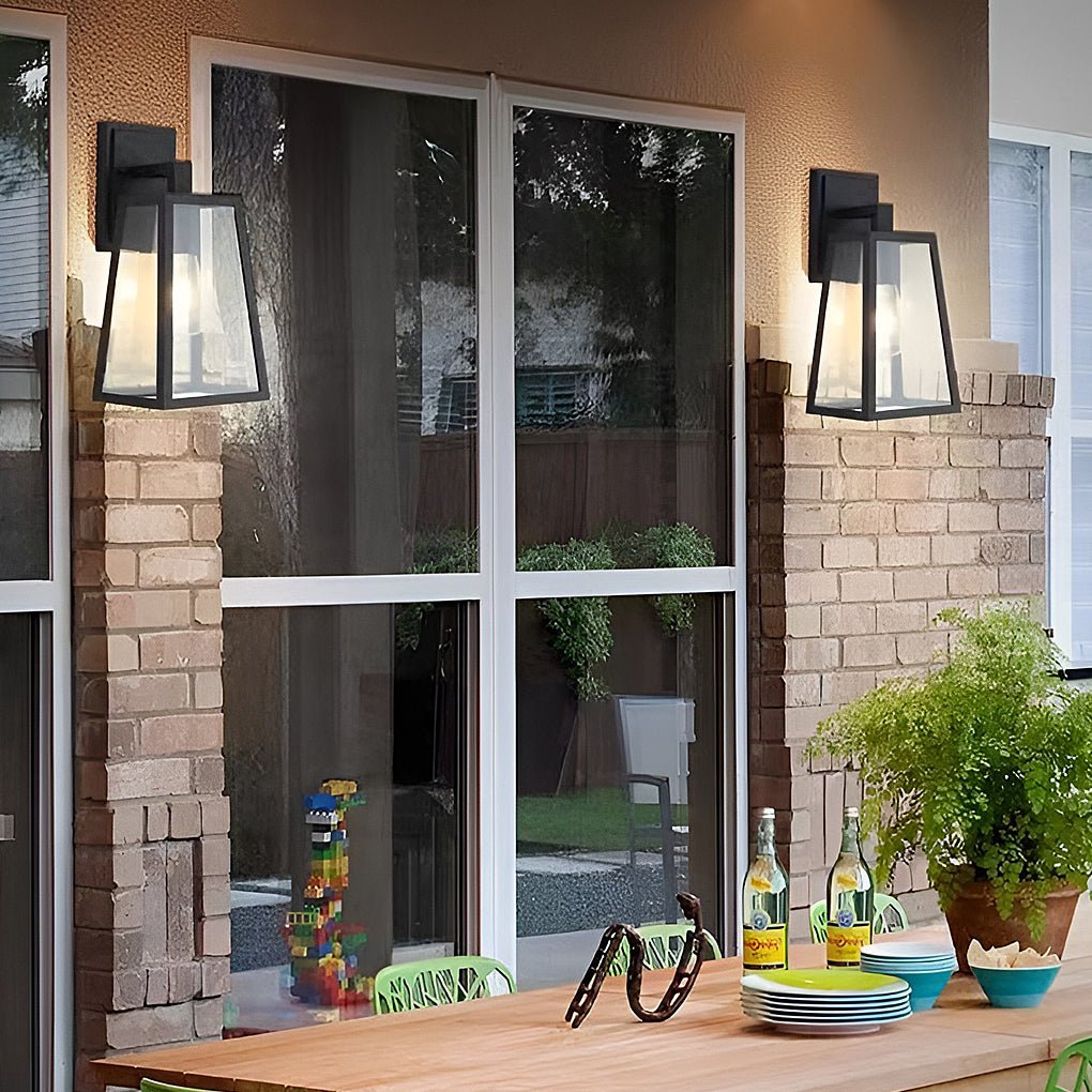 Vintage Industrial Style Glass Sconce Waterproof Outdoor Wall Lights Wall Lamp
