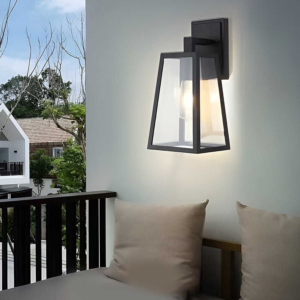 Vintage Industrial Style Glass Sconce Waterproof Outdoor Wall Lights Wall Lamp