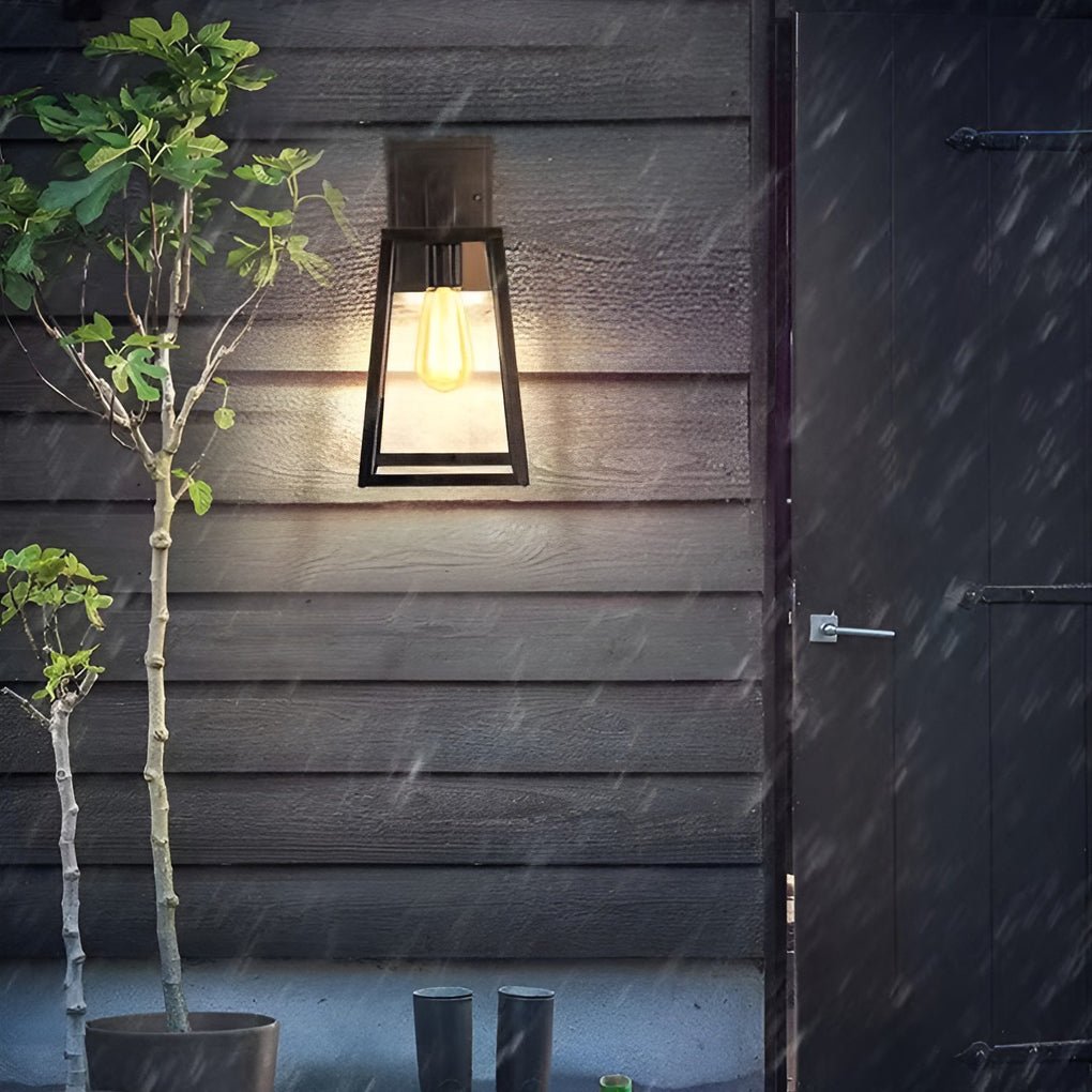 Vintage Industrial Style Glass Sconce Waterproof Outdoor Wall Lights Wall Lamp