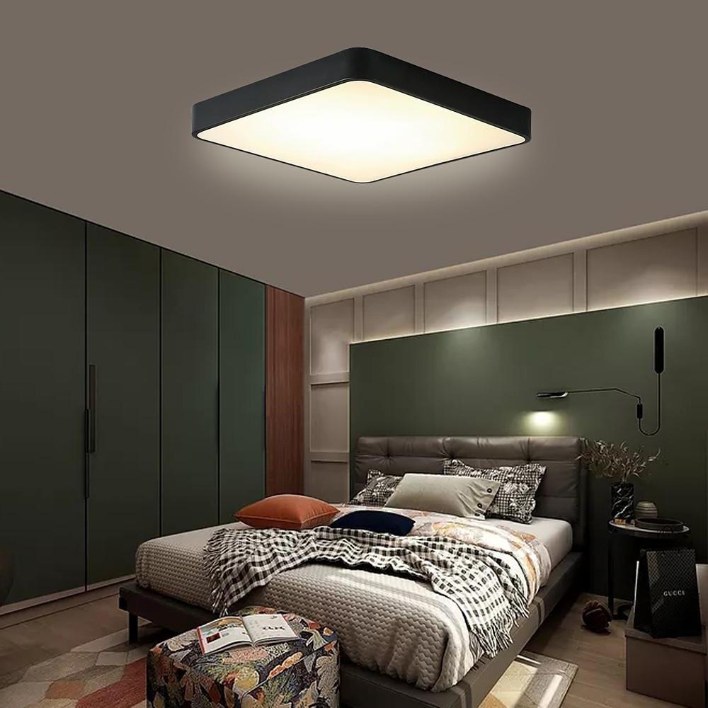 16'' LED 1-Light Globe Design Flush Mount Lights Modern Metal PVC Acrylic Dimmable Ceiling Lights-dazuma