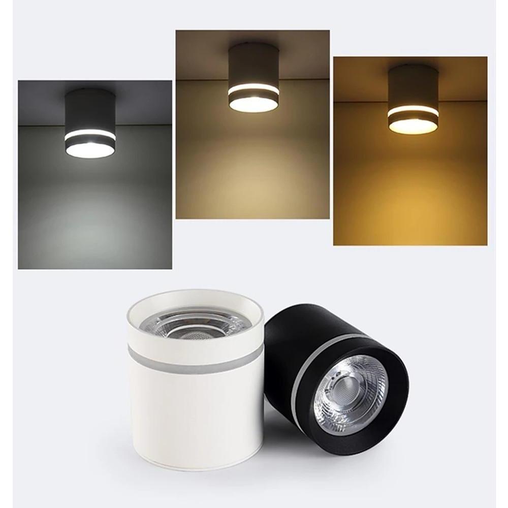 3'' LED 1-Light Geometric Shapes Flush Mount Lights Modern LED Aluminum Acrylic Stylish Artistic Style Flush Mounts Semi Flush Mounts