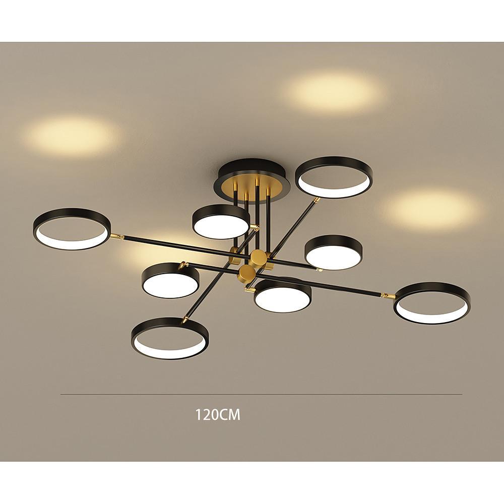 Circular 8 - light Design LED Nordic Flush Mount Ceiling Light Chandeliers