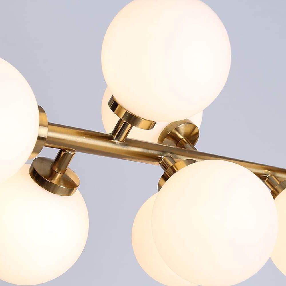 13'' Incandescent 16 Bulbs Designers Chandelier Modern Contemporary Metal Glass Globe Design