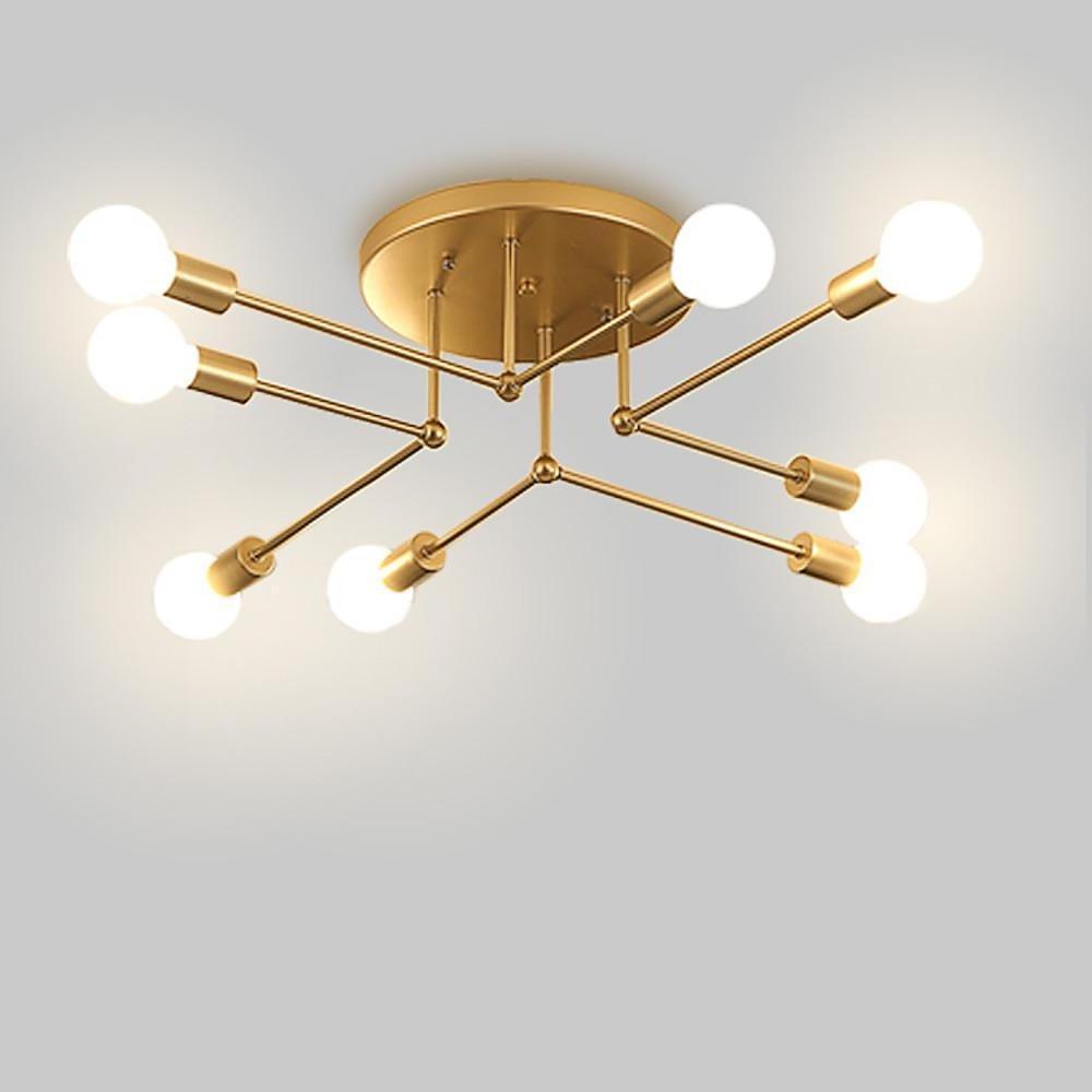 8 - light LED Modern Sputnik Chandelier Ceiling Lights Pendent Lighting