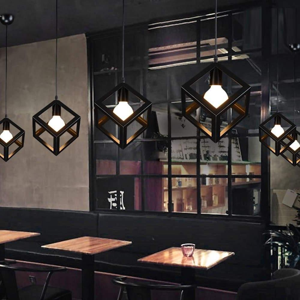 6'' LED Incandescent 1-Light Single Design Pendant Light Nordic Style Modern Metal Island Lights-dazuma