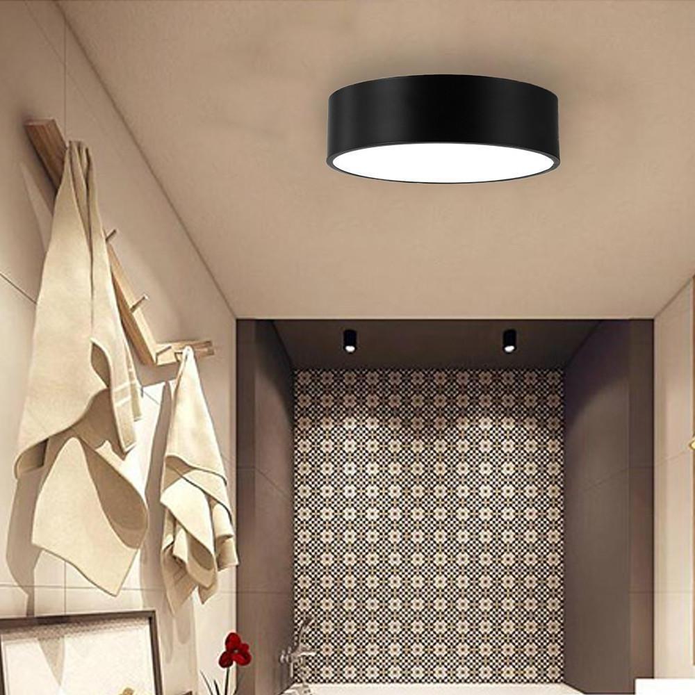 LED 1-Light Flush Mount Lights Modern Contemporary Metal Acrylic Ceiling Lights