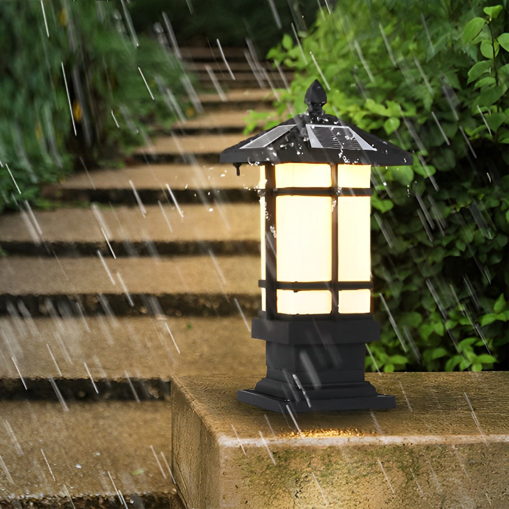 Wall pillar lights outdoor illuminating a bridge with soft, ambient glow.