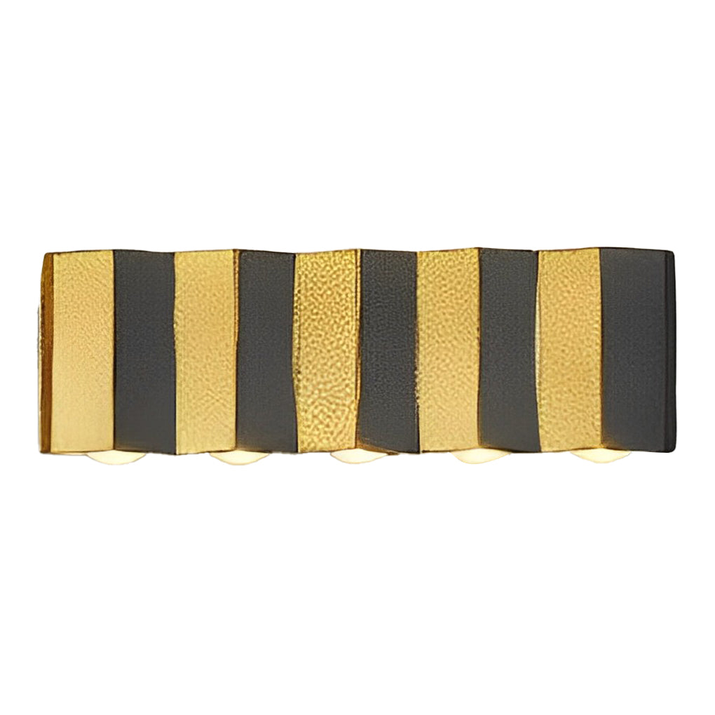 Wall sconce up-down light dimensions, front view with size specifications.