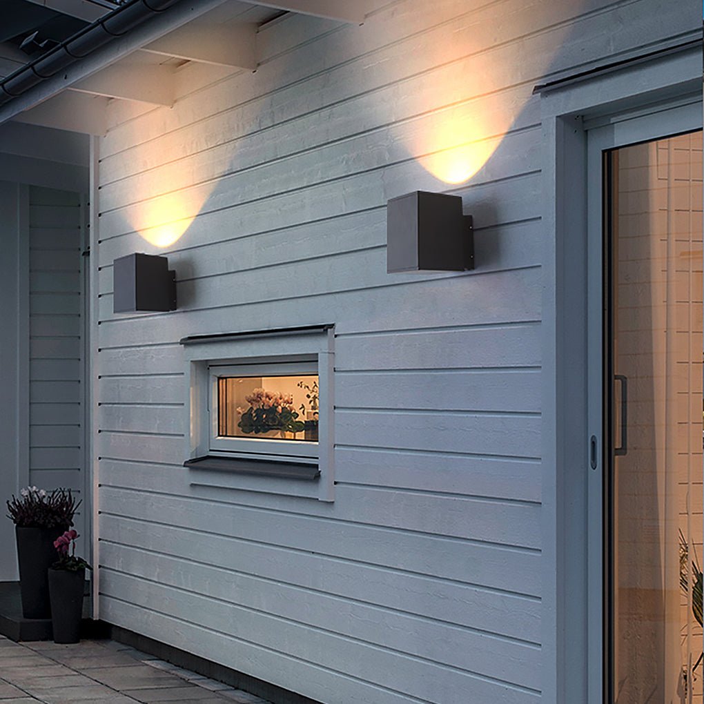 Waterproof LED Exterior Wall Sconces for Villa Outdoor Patio Balcony - Dazuma