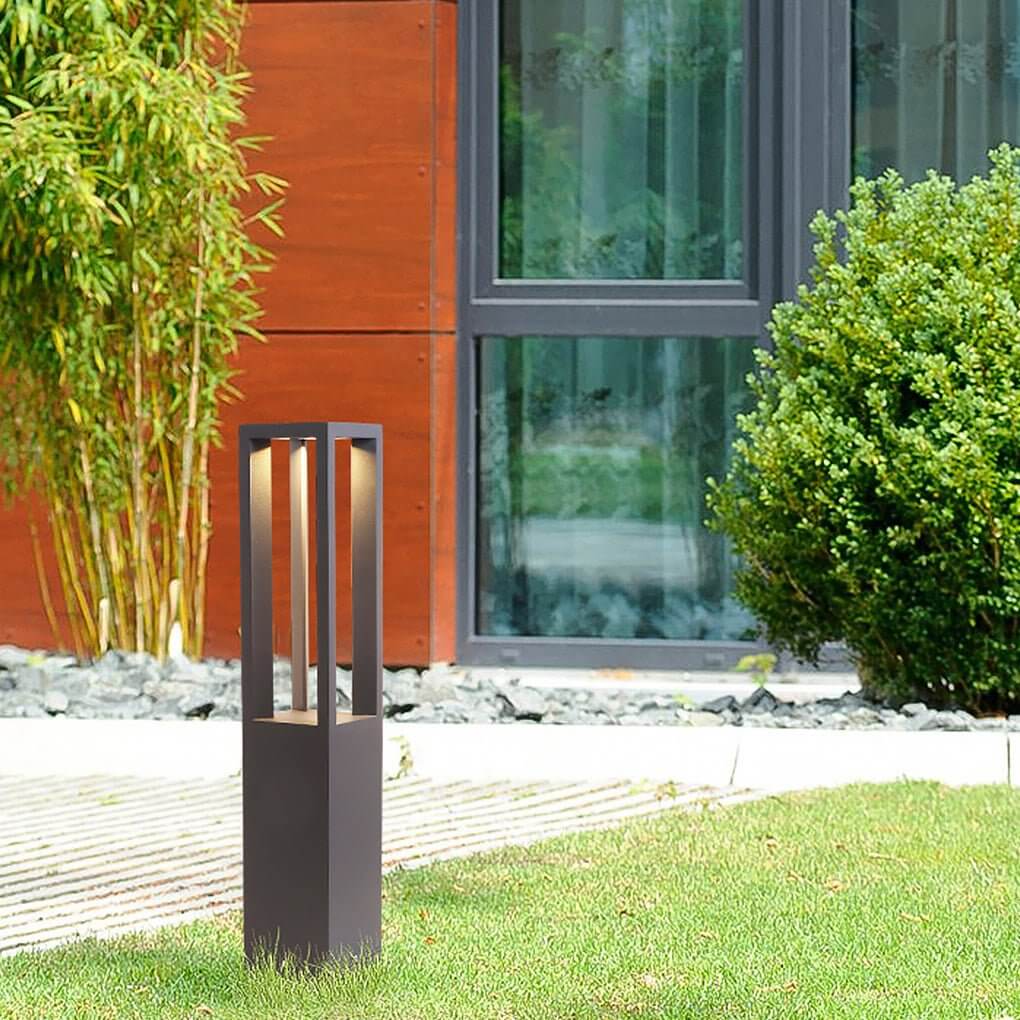 COB 30W LED Bollard Light Modern Open Fixture for Elegant Landscape Lighting