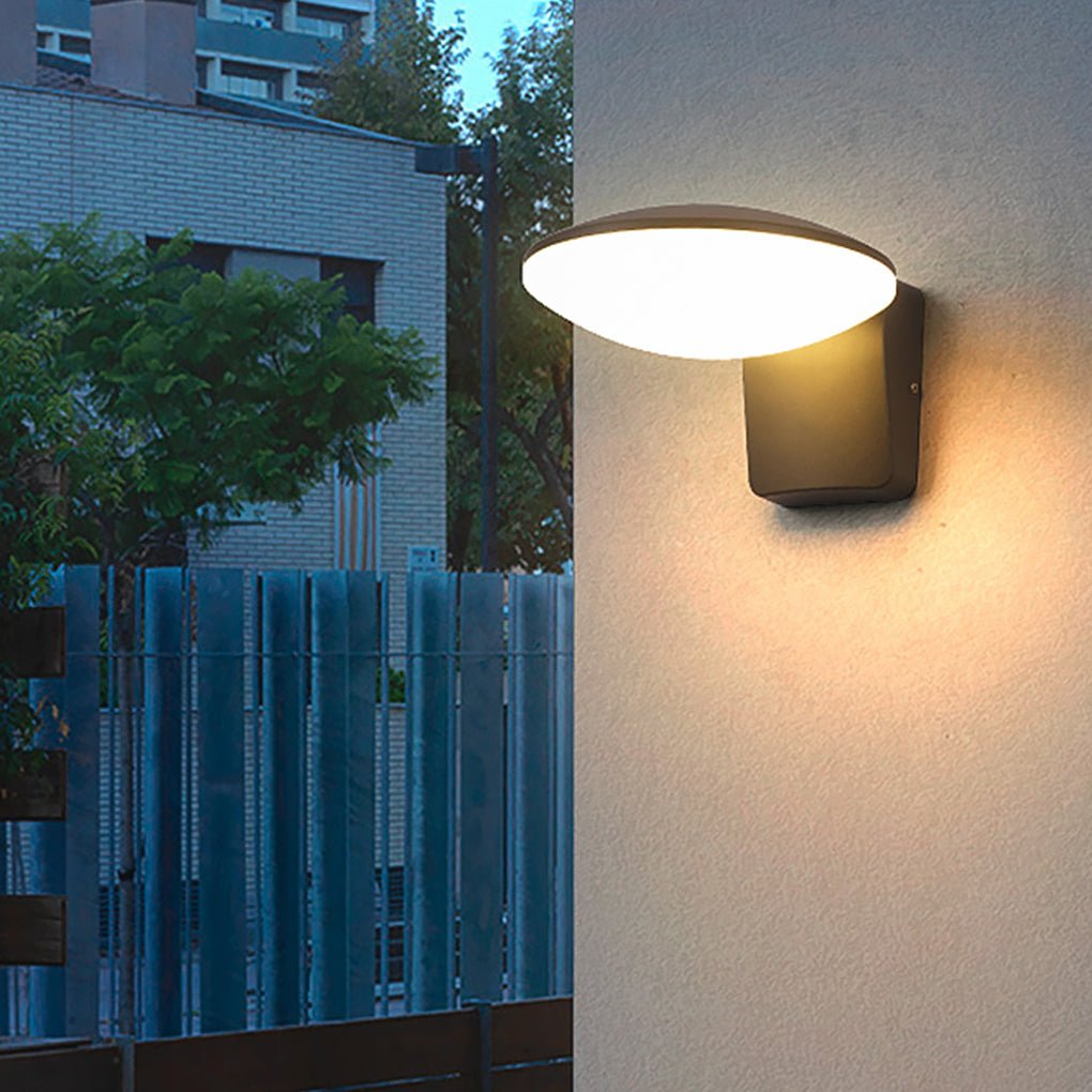 Waterproof Modern Simple Outdoor Solar LED Wall Light for Terrace Balcony - Dazuma