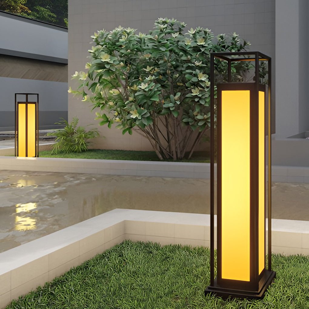 Waterproof Outdoor Post Lights LED Solar Garden Lights Deck Post Lights - Dazuma