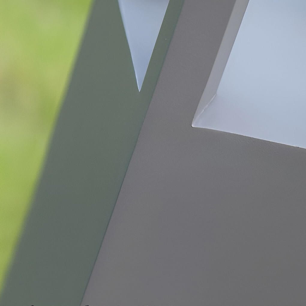 Black Aluminum Garden LED 7W 4 - Beam Landscape Bollard Lights