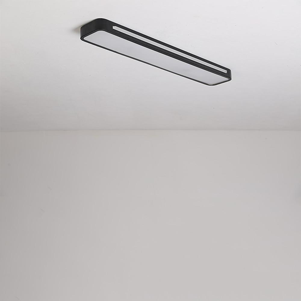 23'' LED 1-Light Flush Mount Lights Modern LED Metal Acrylic Linear Ceiling Lights