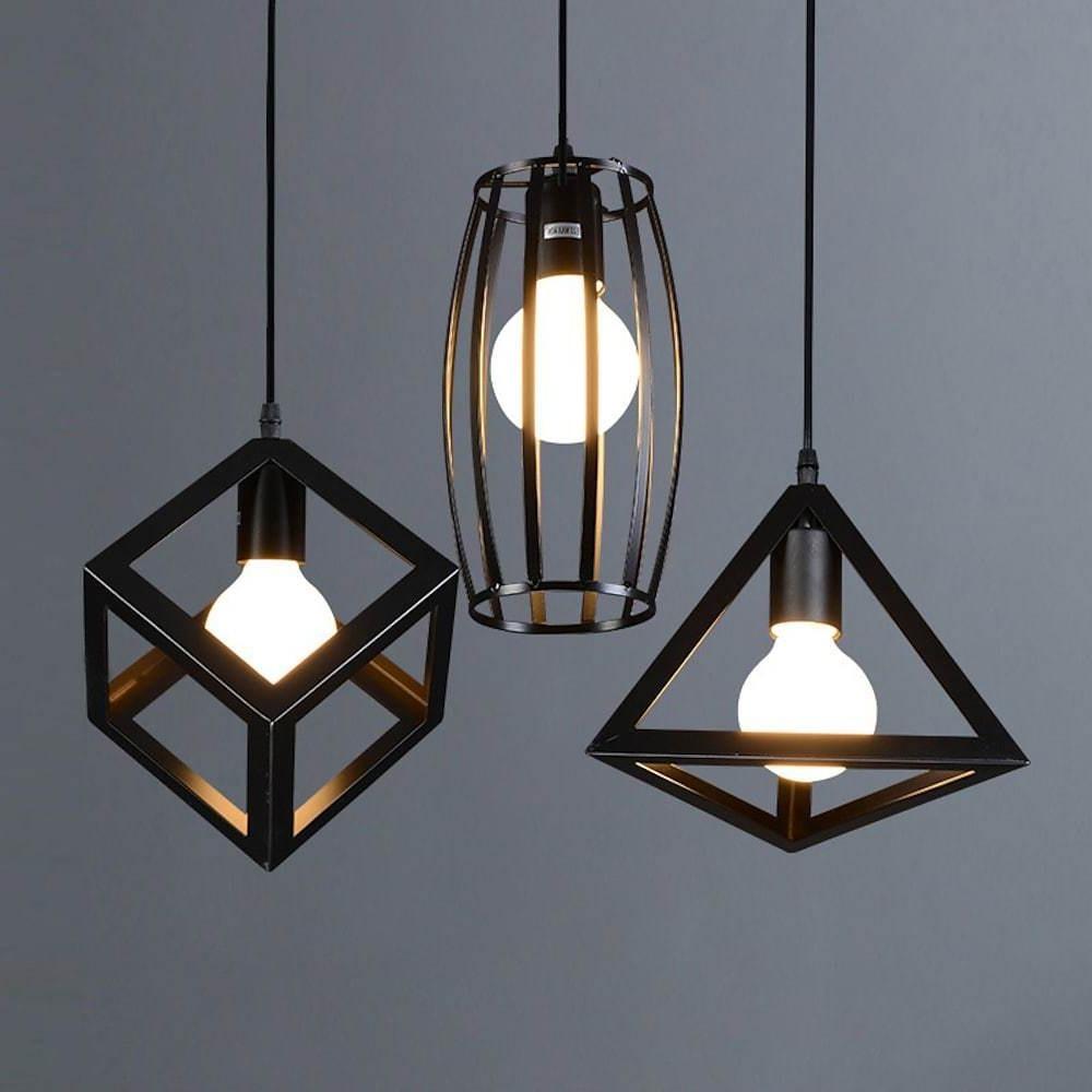 6'' LED Incandescent 1-Light Single Design Pendant Light Nordic Style Modern Metal Island Lights-dazuma