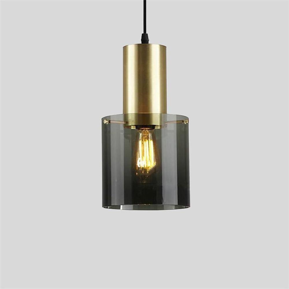 6'' LED Halogen 1-Light Mini Style New Design Pendant Light Nordic Style Metal Glass Mini Island Lights