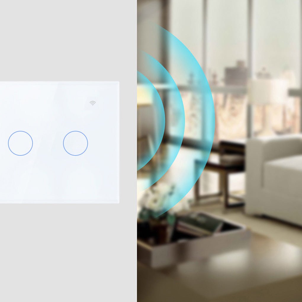 Wireless Smart Phone App Voice Remote Control Touch Wall Switch with Timing Function