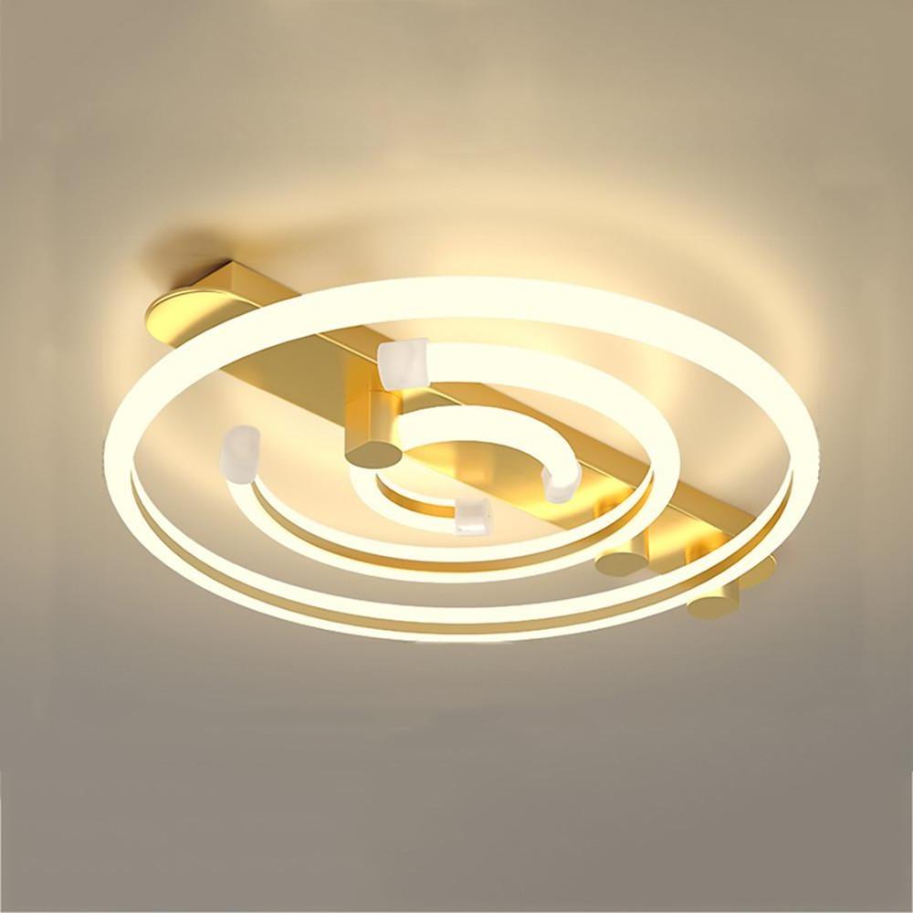 18'' LED 3-Light Line Design Flush Mount Lights Modern LED Metal Acrylic Flush Mounts Semi Flush Mounts-dazuma