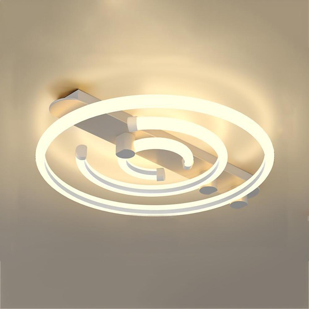 18'' LED 3-Light Line Design Flush Mount Lights Modern LED Metal Acrylic Flush Mounts Semi Flush Mounts-dazuma
