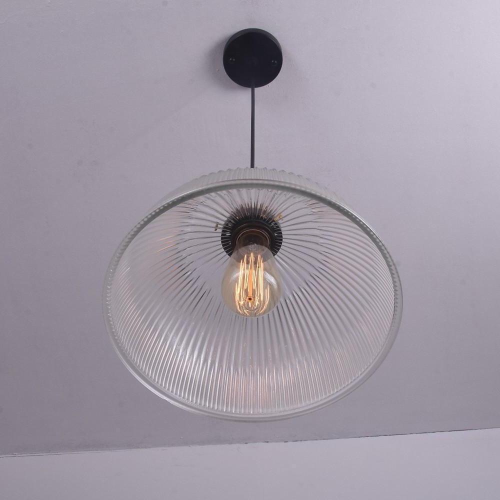 Electroplated Metal Glass Bowl - shaped LED Vintage Pendant Lighting