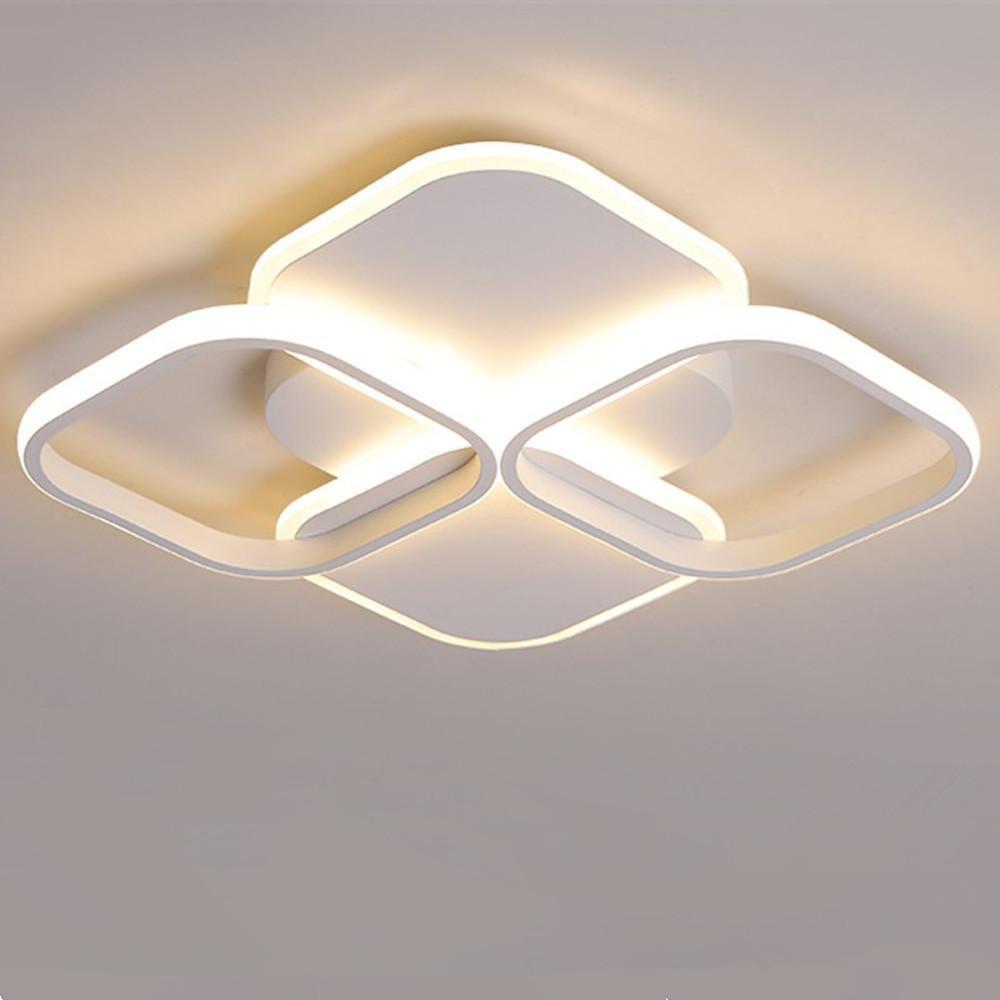 16'' LED 4-Light Geometric Shapes Flush Mount Lights Modern LED Flush Mounts Semi Flush Mounts-dazuma