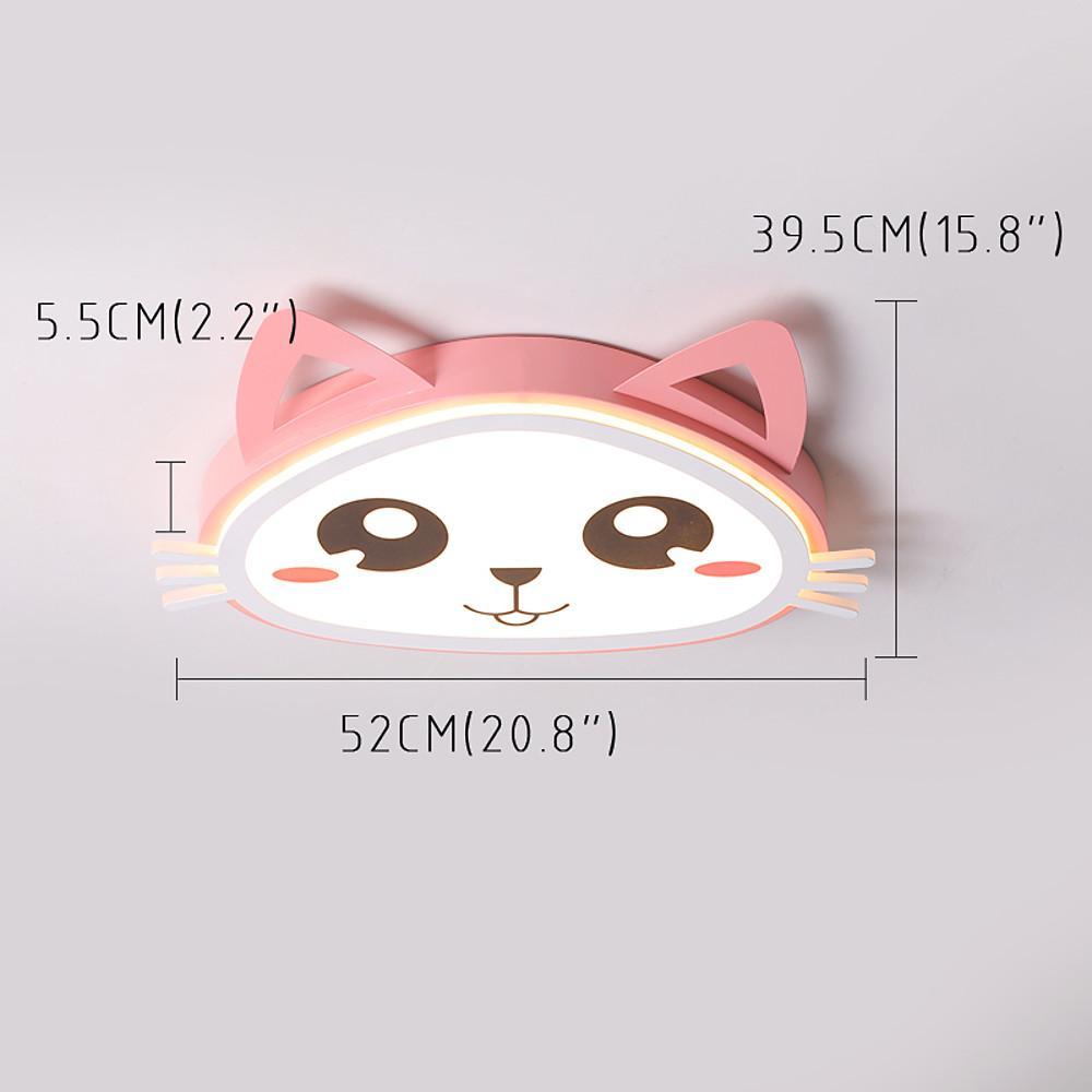 Kitten Bedroom Flush Mount Lighting LED Baby Kids Ceiling Lights