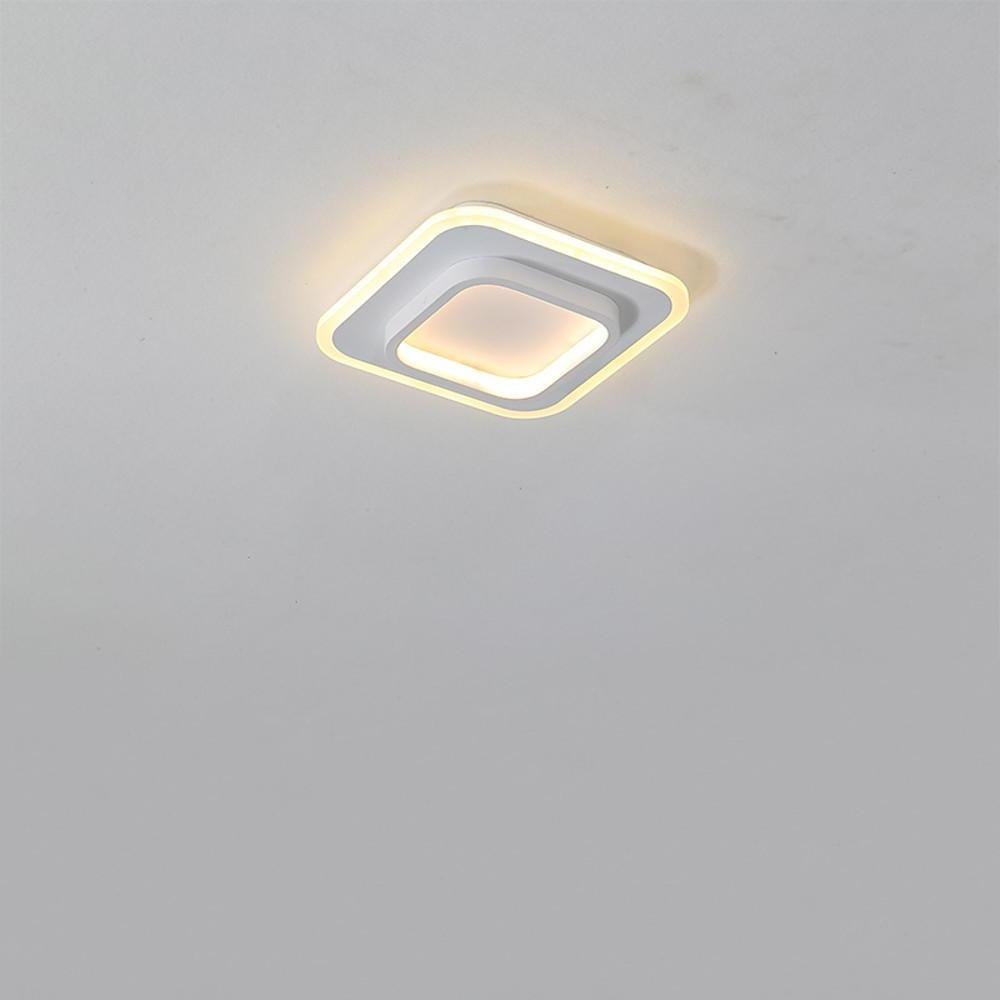 9'' LED 1-Light Flush Mount Lights Modern LED Metal Acrylic Linear Ceiling Lights