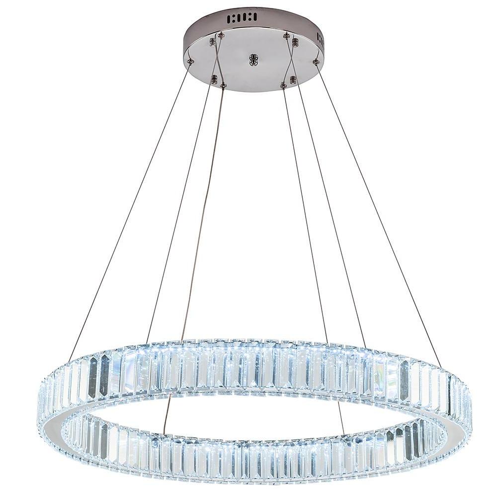 Luxury 1 - Light Ring Shaped Wagon Wheel Chandelier in Gold Finish