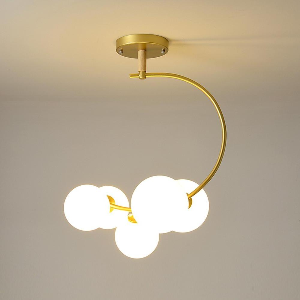 5 - Light Cluster Globe Chandelier Dining Room Chandelier