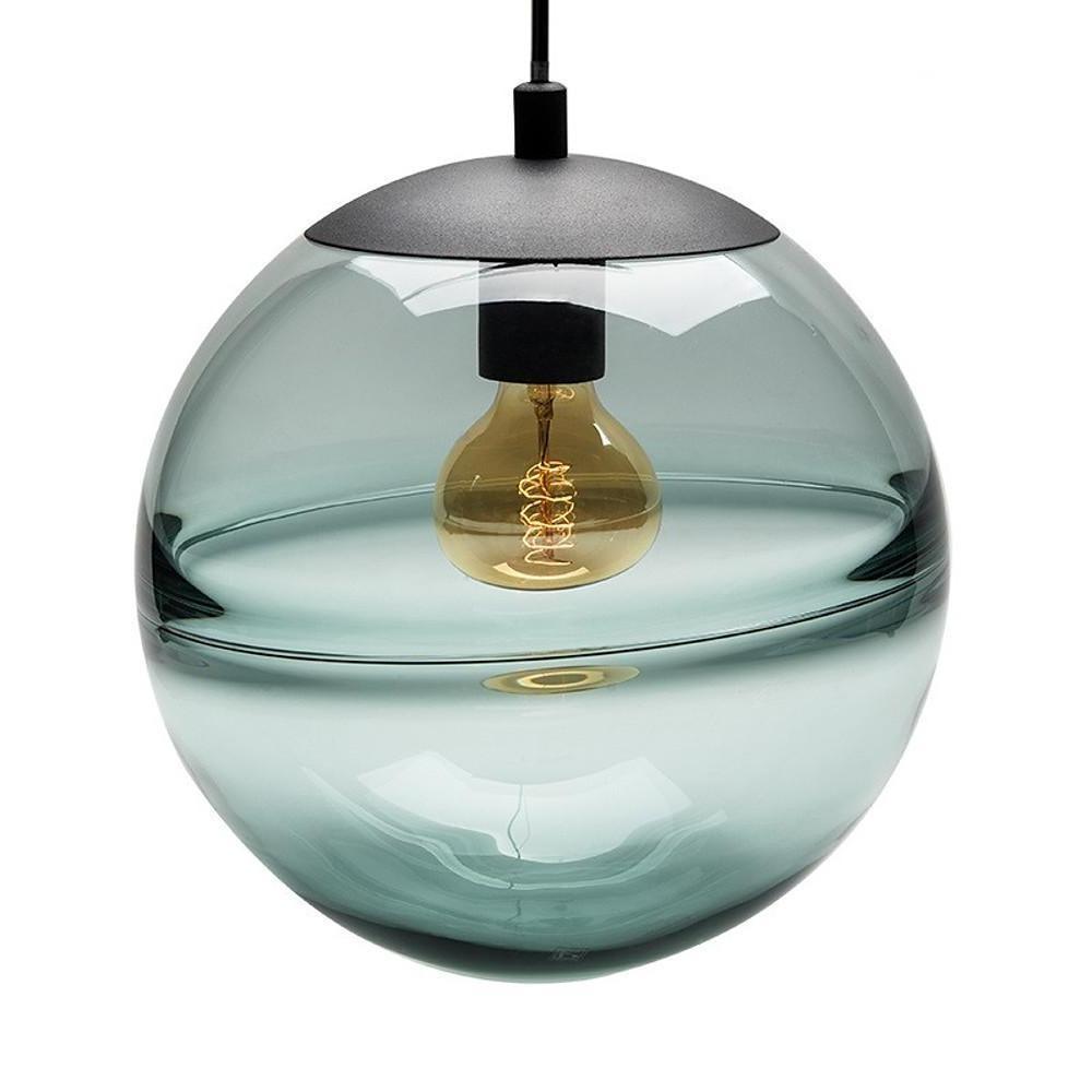 8'' LED 1-Light Pendant Light Nordic Style Metal Glass Globe Island Lights