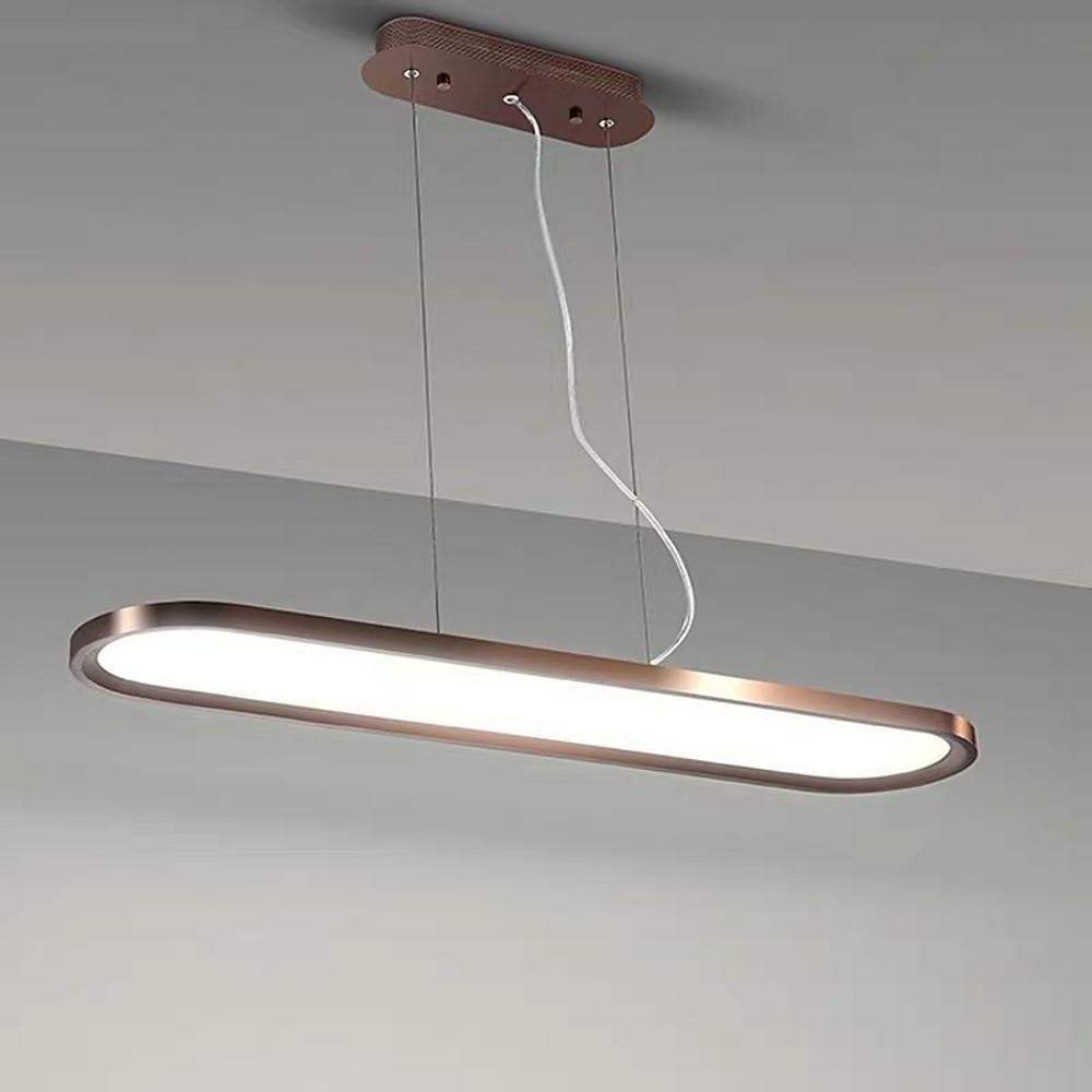 35'' LED 1-Light Lantern Desgin Pendant Light Modern Metal Acrylic Island Lights