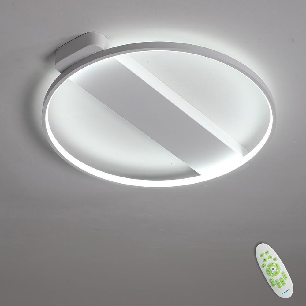 18'' LED 1-Light Flush Mount Lights LED Modern Contemporary Metal PVC Dimmable Ceiling Lights