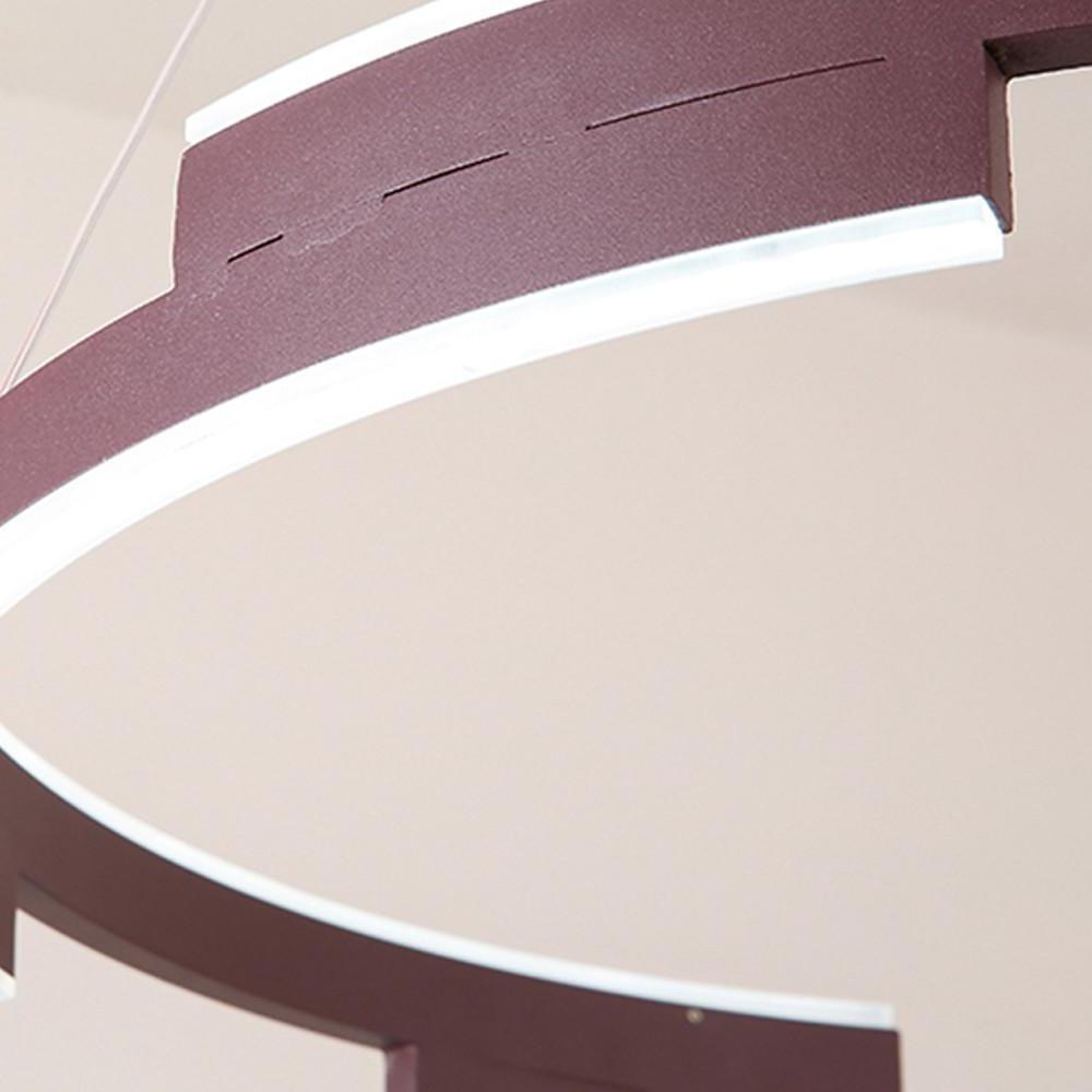 31'' LED 6-Light LED New Design Chandelier Modern LED Metal Geometrical Circle Circle Design