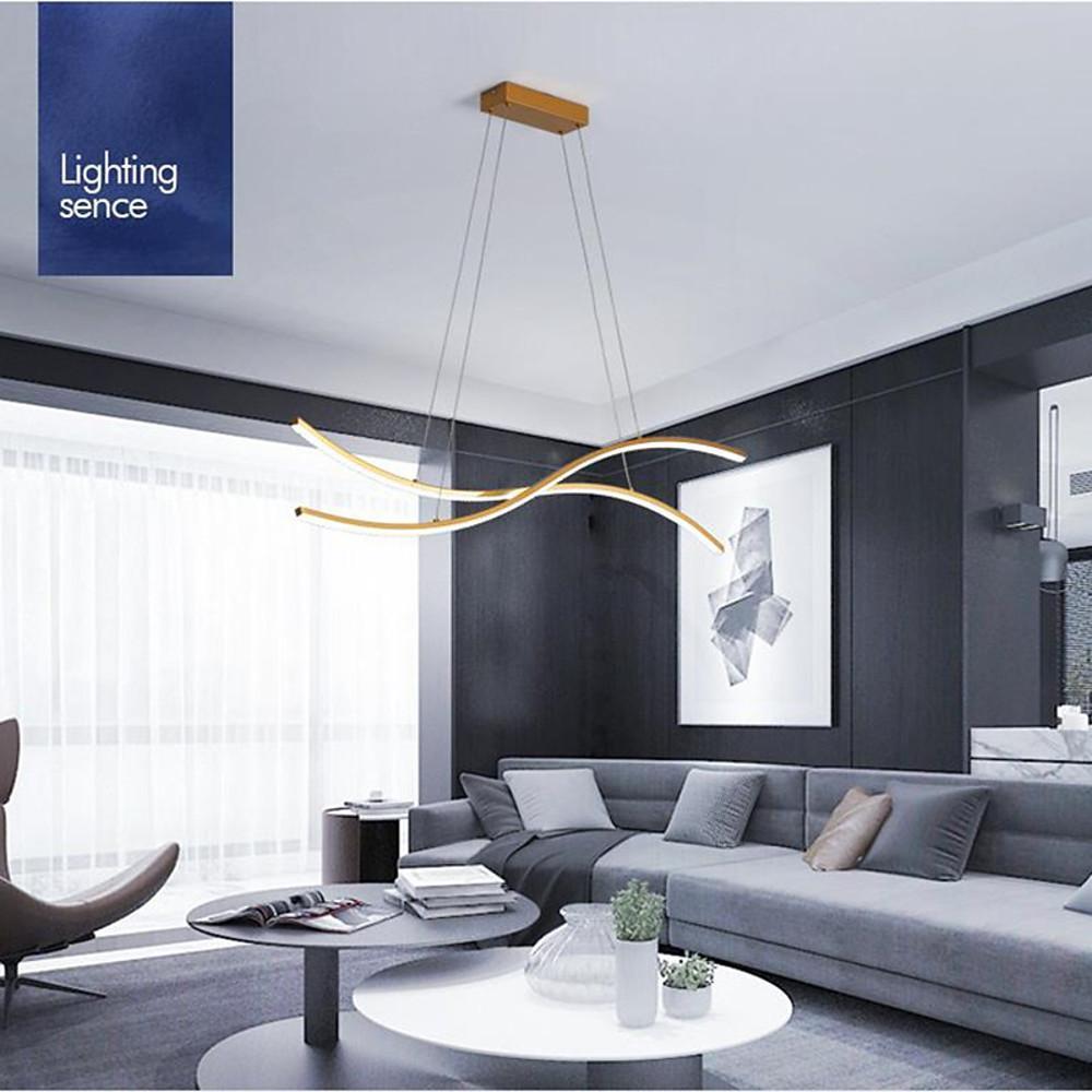 31'' LED 2-Light Single Design Pendant Light Modern Nature Inspired Aluminium Alloy Aluminum Acrylic Island Lights-dazuma