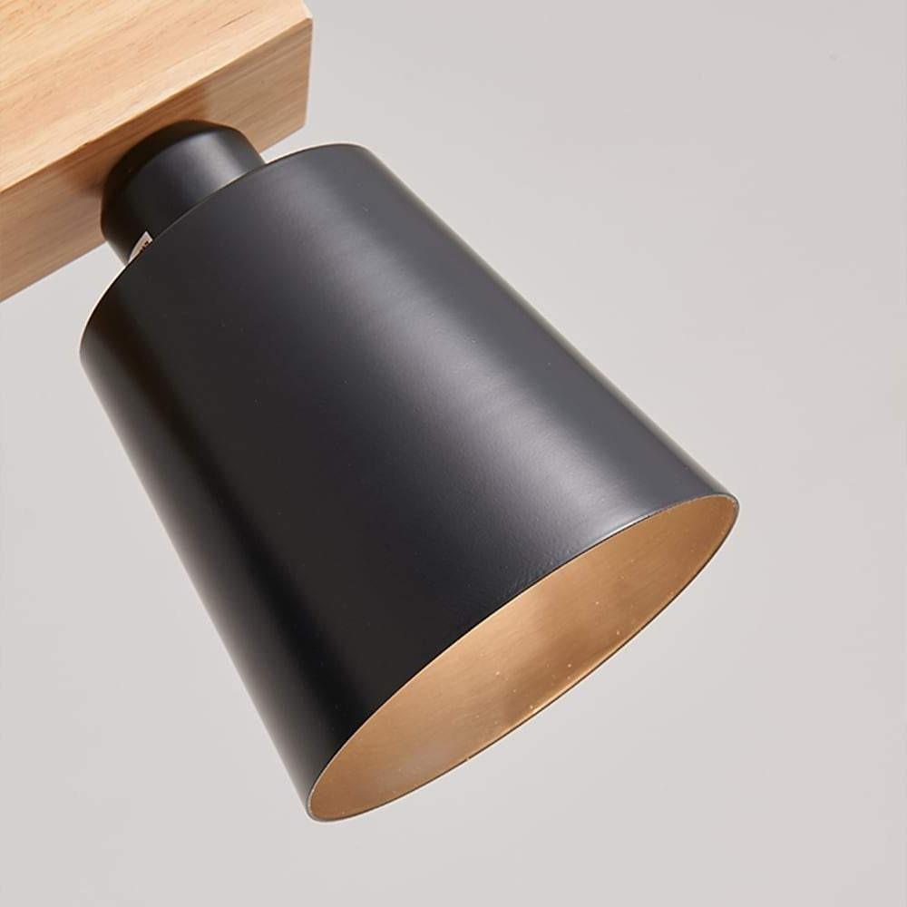 Row Of Lights Farmhouse Pendant Light Metal Wood Pendant Lighting