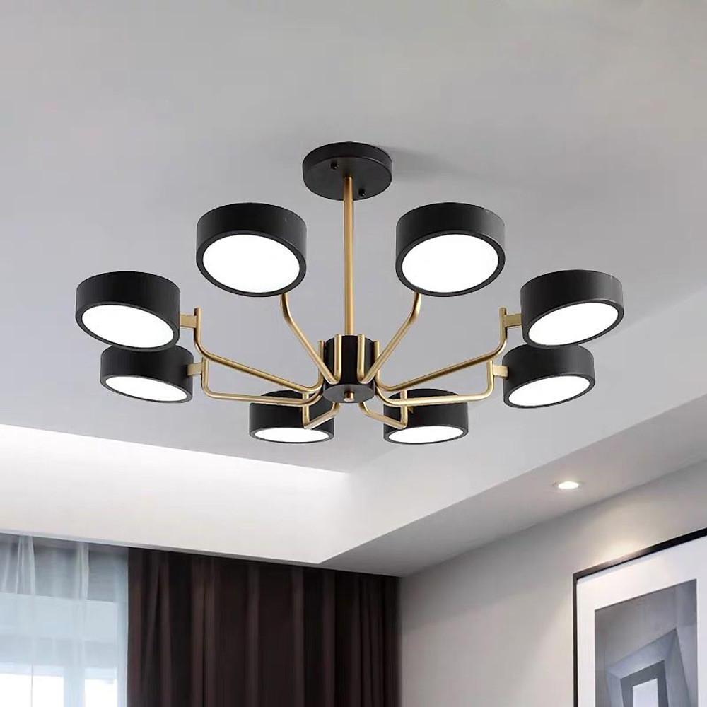 8 - Light Tasking Chandelier - Fixed 24'' Height, 3000K - 5400K
