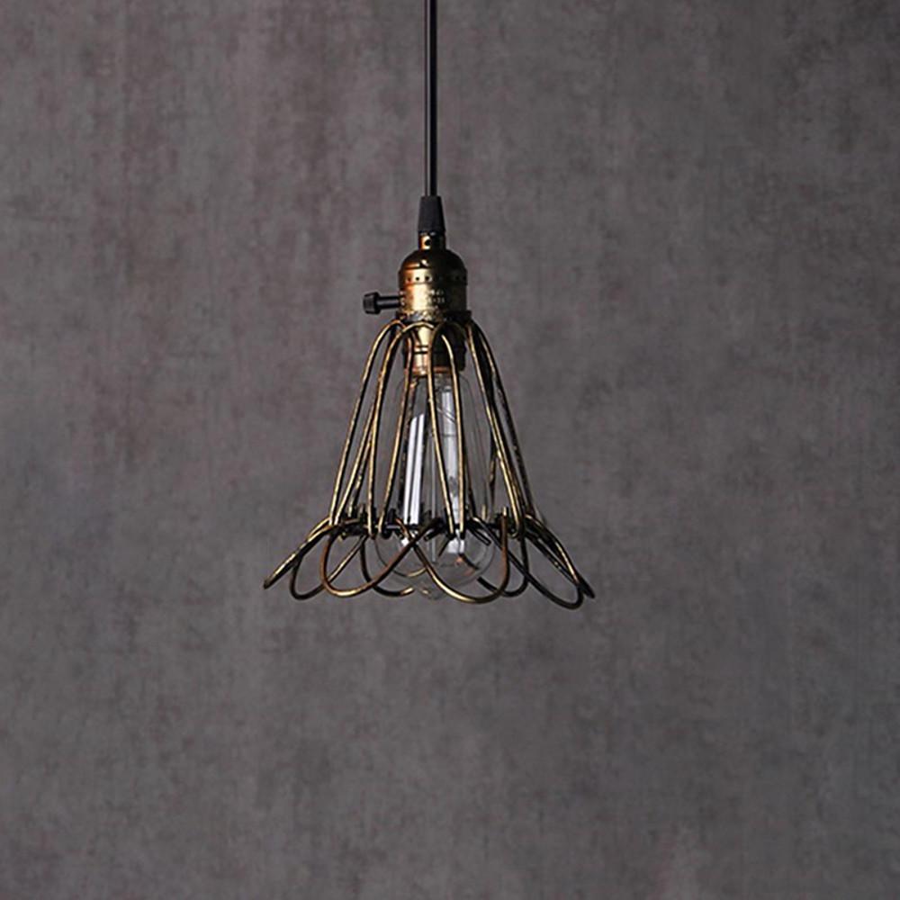 5'' LED Incandescent 1-Light Single Design Pendant Light Nordic Style Vintage Metal Island Lights