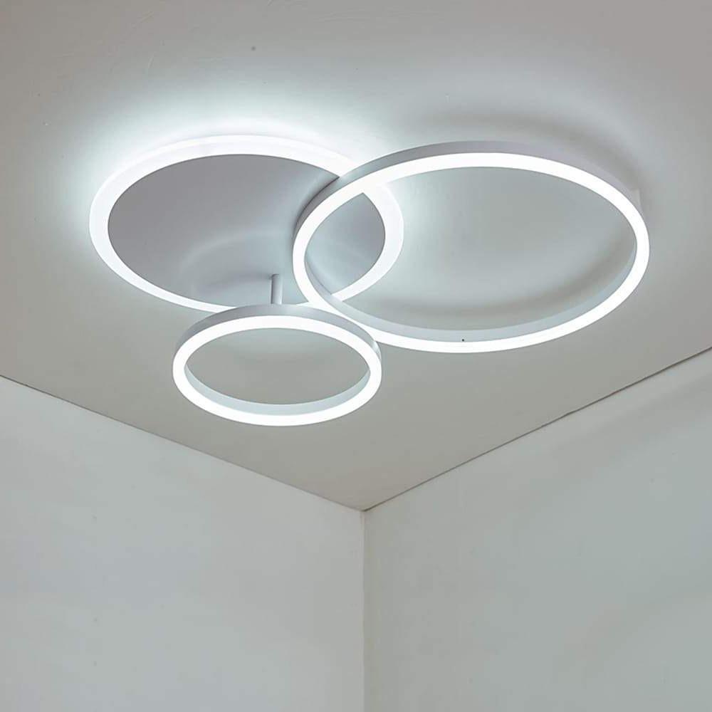 26'' LED 1-Light Flush Mount Lights LED Artistic Aluminum Novelty Dimmable Ceiling Lights-dazuma