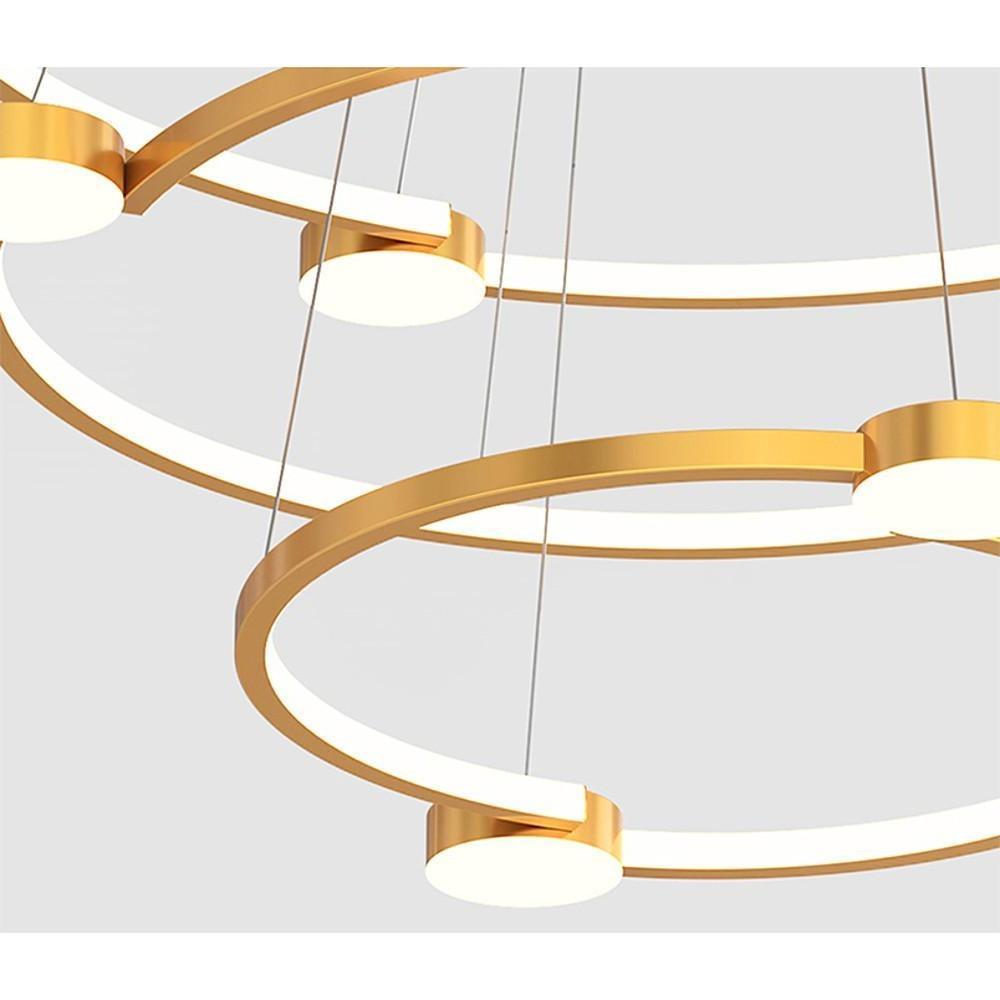 24'' LED 6-Light 4-Light 2-Light Single Design Pendant Light Nordic Style LED Stainless Steel Acrylic Pendant Lights