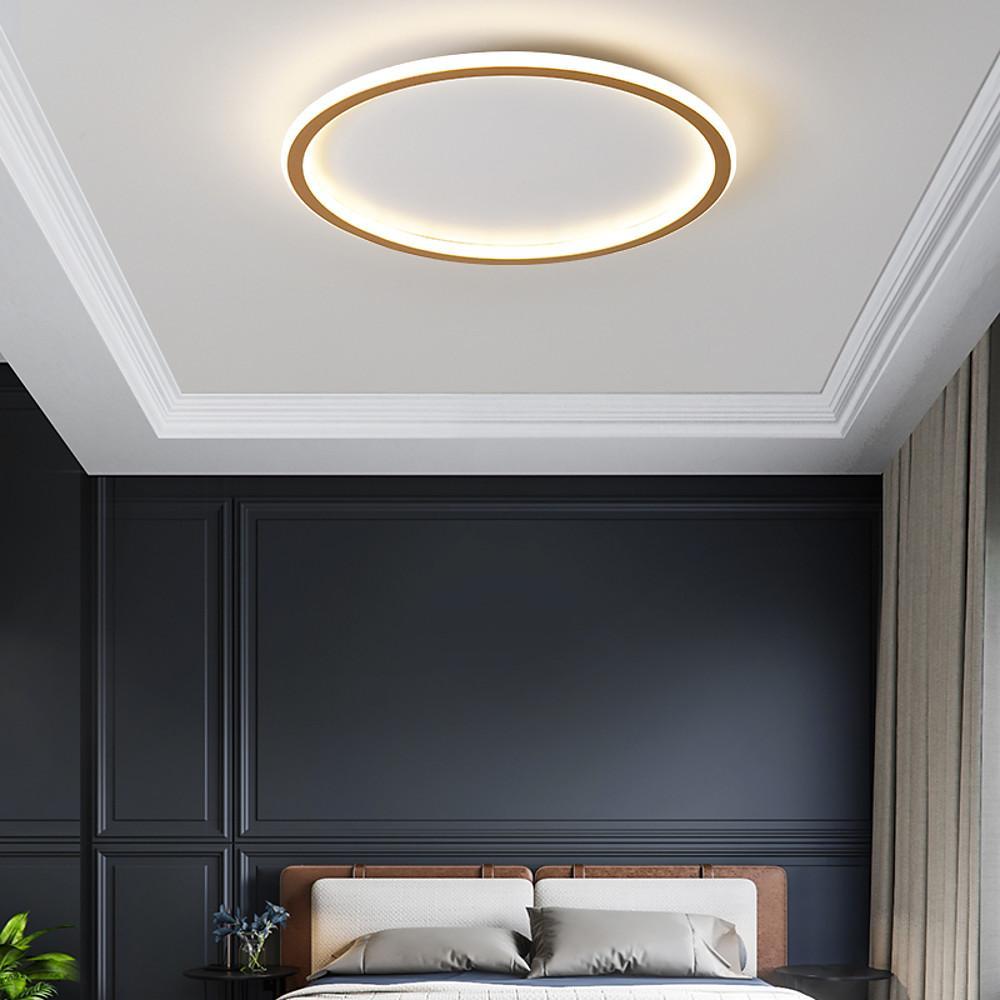 20'' LED 1-Light Single Design Flush Mount Lights Nordic Style LED Metal Acrylic Dimmable Ceiling Lights-dazuma