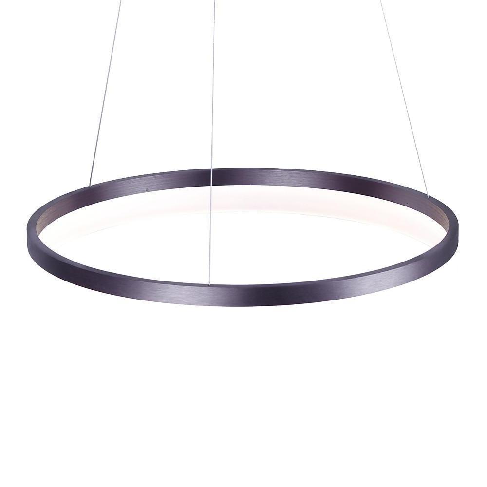 31'' LED 1-Light Geometric Shapes Circle Design Dimmable Pendant Light Modern LED Aluminum Acrylic Geometrical Circle Circle Design