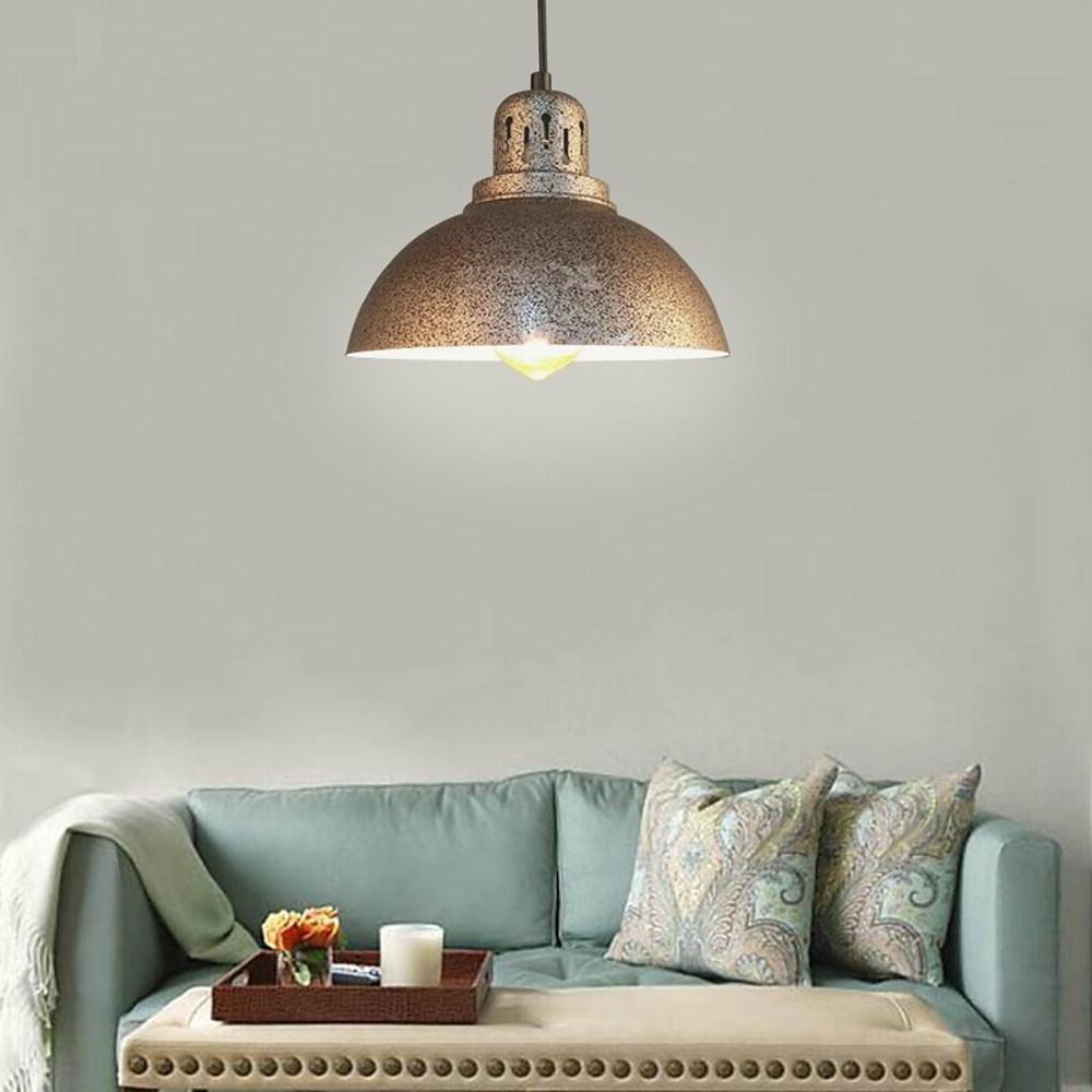 Semi - spherical Metal LED Vintage Pendant Lighting Island Lights