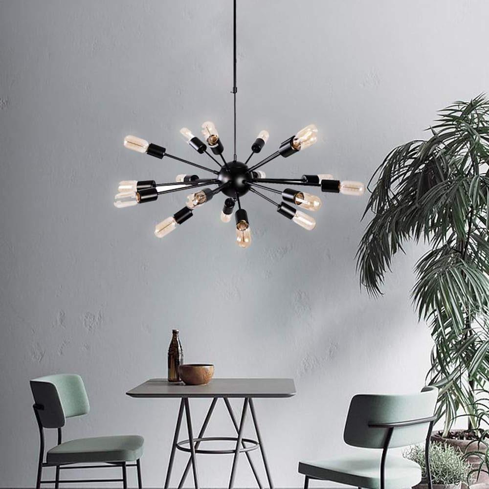 Cluster Sputnik Chandelier Mid - Century Chandeliers for Living Room