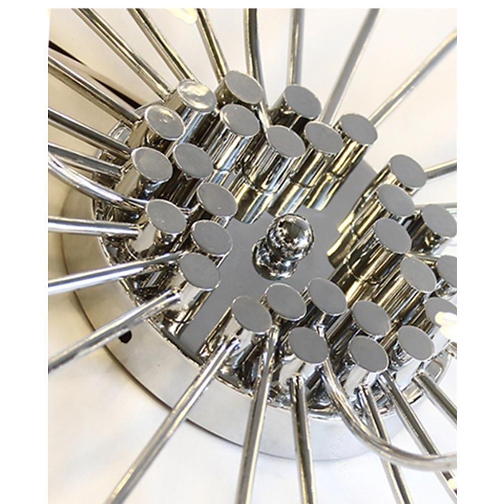 7'' Galaxy Inspired Modern Mini - Style Metal Chrome Chandelier With 10 LED Lights