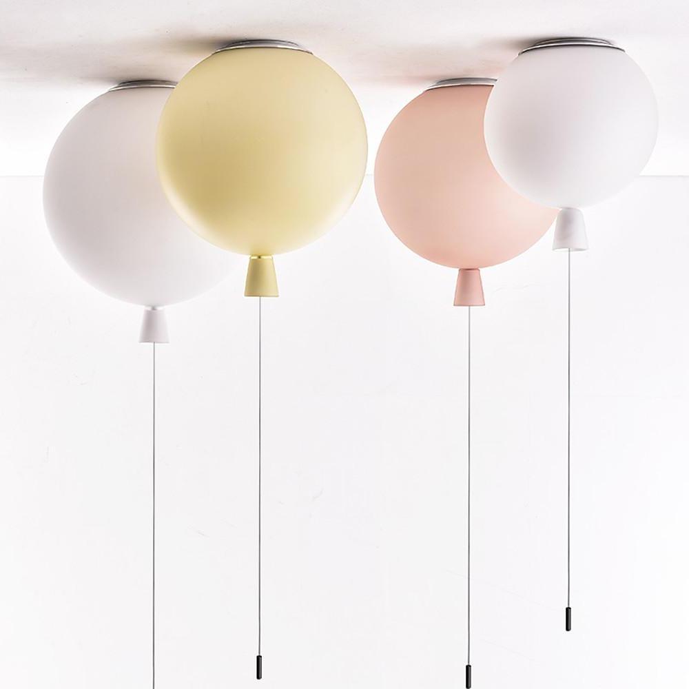 Acrylic Airballoon Shaped LED Novelty Style Flush Mount Lighting Ceiling Light
